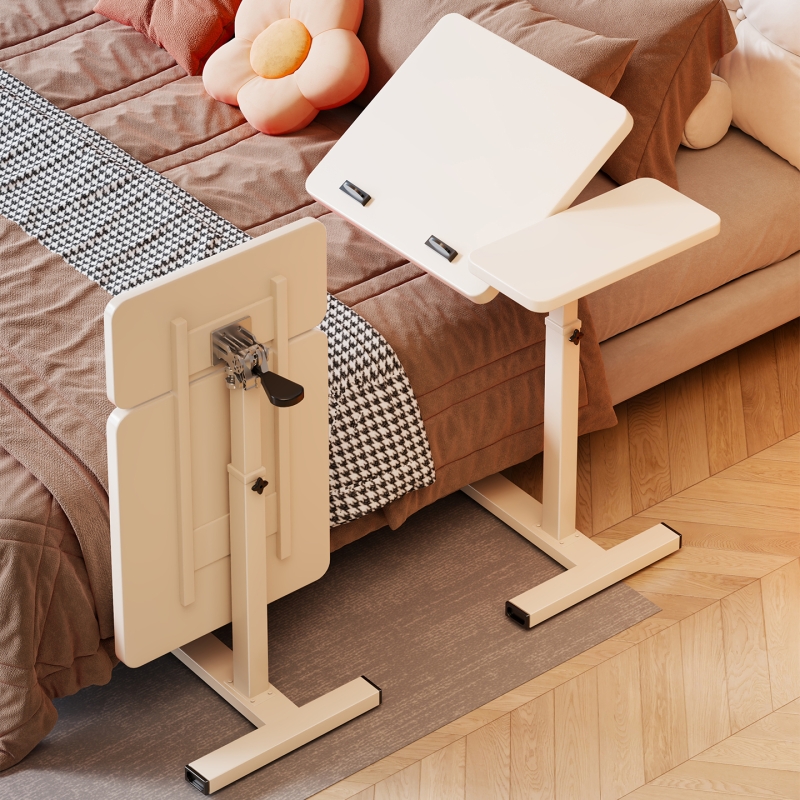 可移动床边桌家用折叠升降桌子