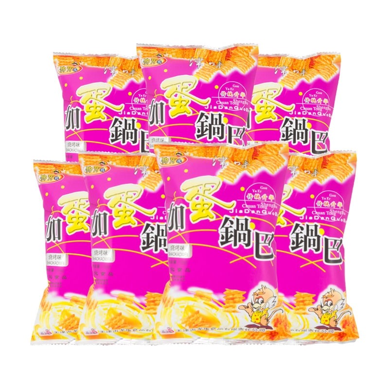 狗牙儿加蛋锅巴40g*7包