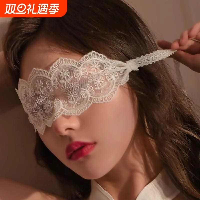 禁欲系妖媚个性性感暗黑系辣妹制服诱惑黑色蕾丝眼罩女透视猫女郎