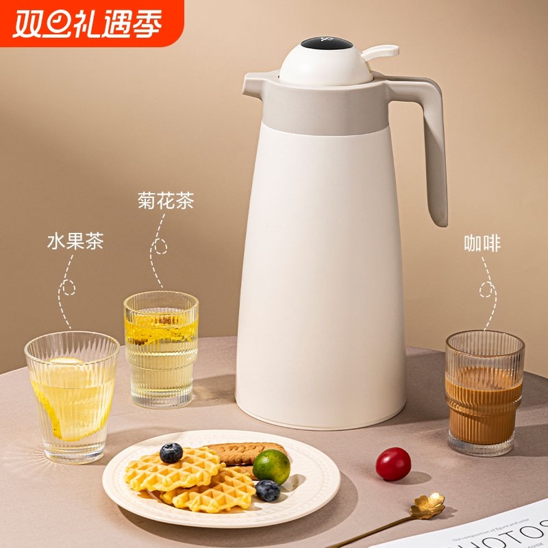 保温壶家用热水壶新款大容量暖水壶玻璃内胆焖茶壶办公室保温茶瓶
