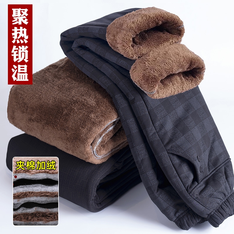 妈妈冬款加绒加厚棉裤奶奶保暖裤