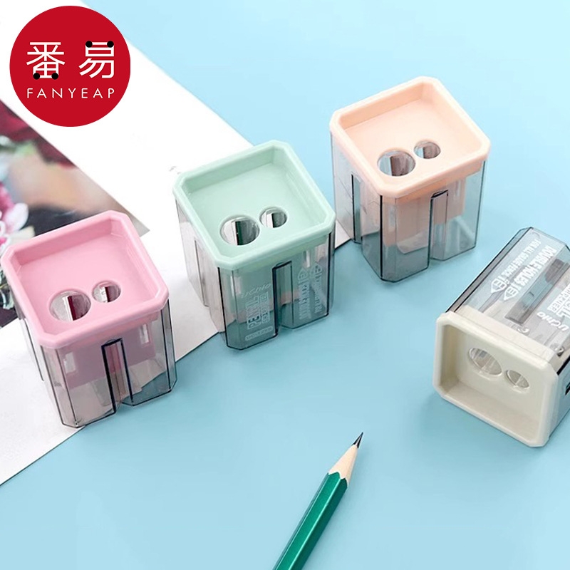 卷笔刀AA1sn0-小学生儿童用削笔器便携式铅笔转笔刀手动小削笔