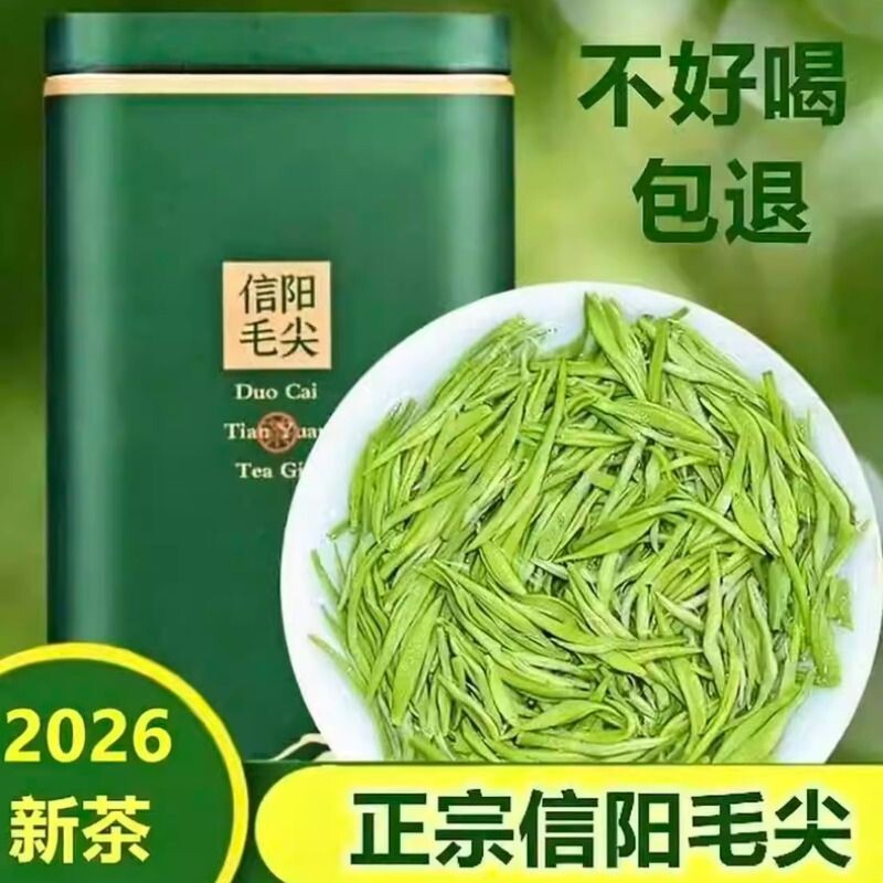 信阳毛尖茶叶绿茶2026新茶正宗明前特级嫩芽尖浓香型毛尖耐泡炒青