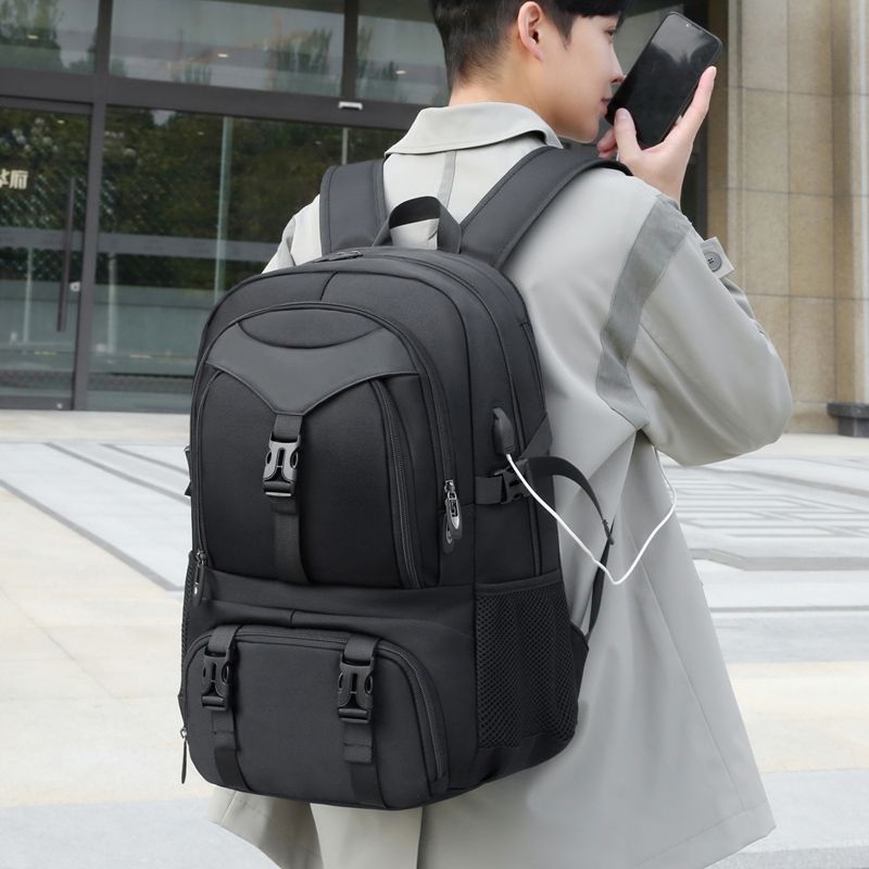 通勤休闲双肩包大容量容量旅游旅行户外背包登山包出差行李包书包