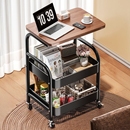 可移动小推车收纳置物架床头柜客厅沙发边几茶几零食收纳架子床边