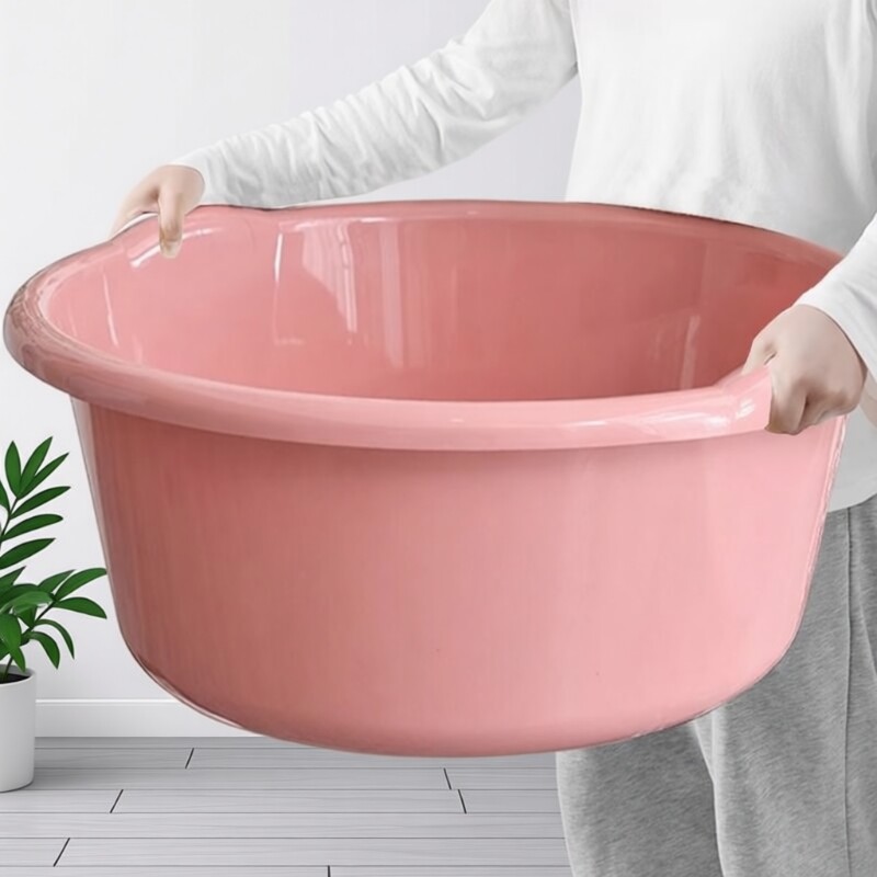 洗衣盆家用特大塑料脸盆宿舍盆子洗脚盆加厚耐用婴儿宝宝洗澡圆形