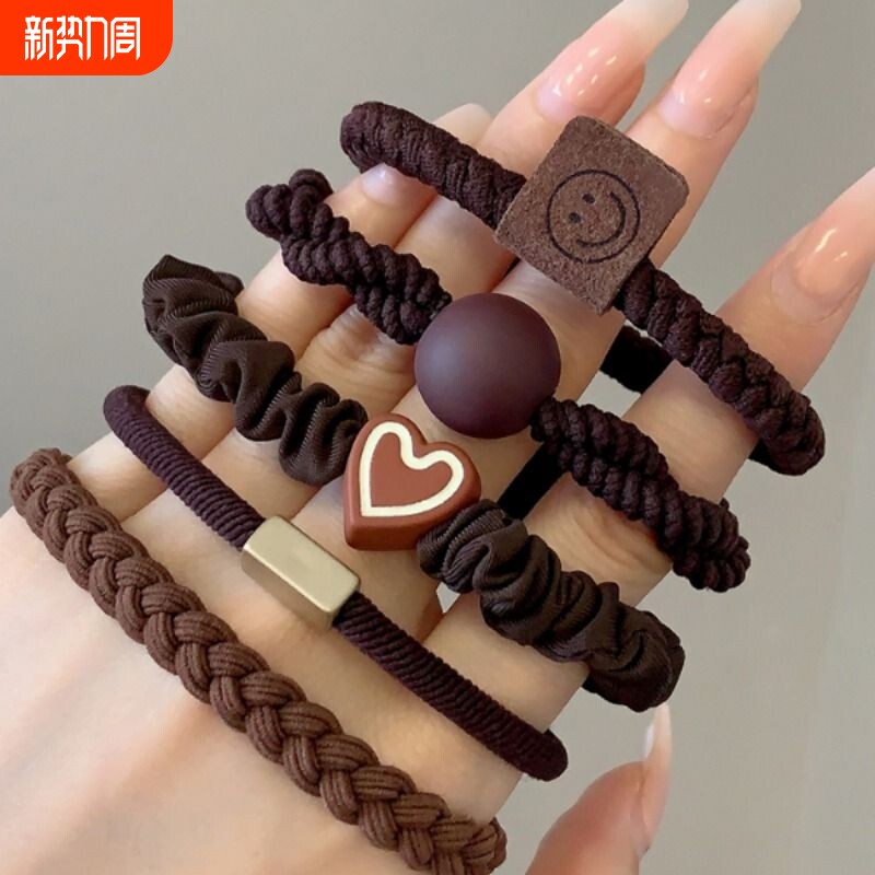 头绳2026扎头发简约橡皮筋女新款高端气质高弹力耐用皮套发圈发绳