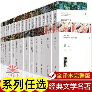 无删减初中生高中生课外书朝花夕拾西游记昆虫记艾青诗选水浒传简爱大卫科波菲尔海底两万里钢铁经典 世界名著全套正版 原著完整版