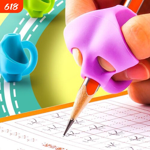 儿童硅胶握笔器神器幼儿园初学者抓笔拿笔学写字姿势矫正器小学生控笔笔套纠正器保护套女孩宝宝一年级