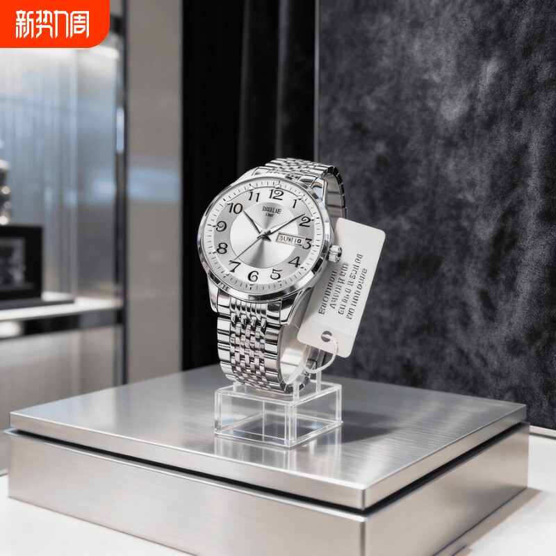 瑞士同款青少年初高中学生手表男款简约潮流全自动机械防水石英表