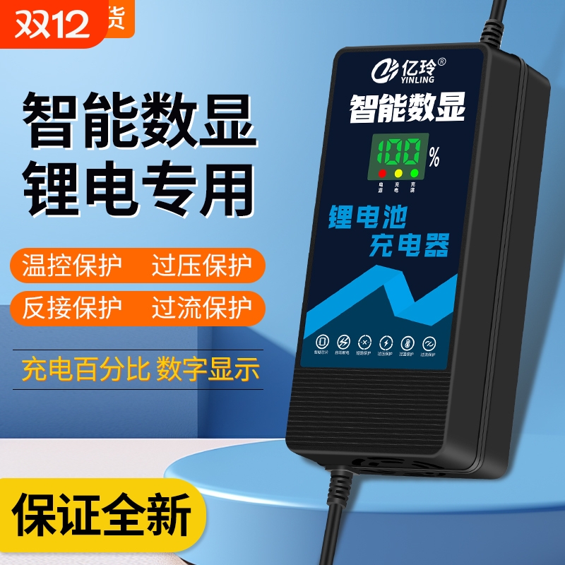 亿玲数显60V锂电池专用充电器