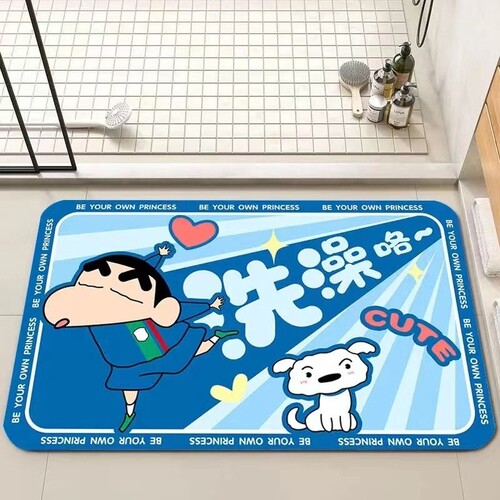 硅藻泥小新浴室防滑吸水耐脏地垫