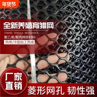 黑色窗台防掉网塑料阳台防护网儿童安全网阳台围栏网猫咪塑料网格