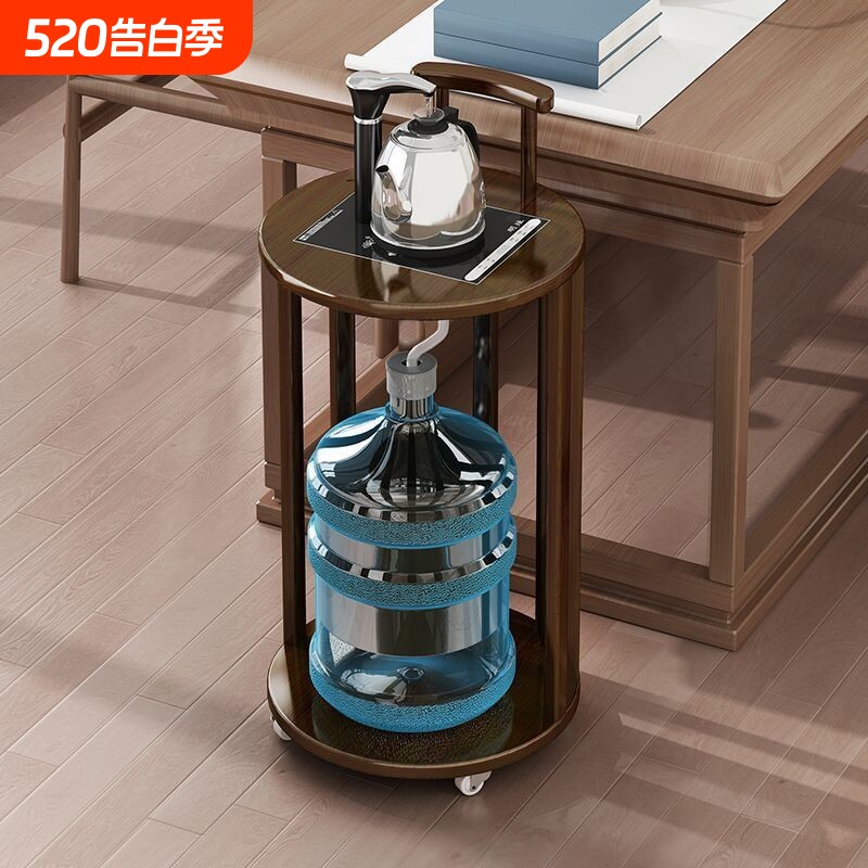 b麻将茶几茶水架麻将桌棋牌室打牌可移动专用茶水桌小边几旁边架