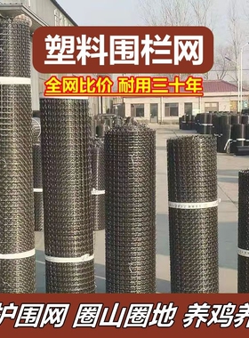 塑料网围栏网养鸡养殖网护栏网栅栏小孔家用菜园果园户外防护网格