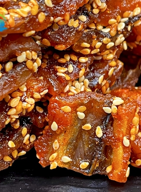探味岛【顺丰包邮】即食香辣鳗鱼块解馋海味零食蜜汁芝麻小鱼100g
