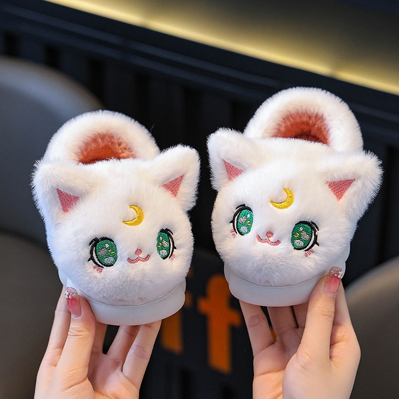 女童冬季超萌可爱毛绒保暖棉鞋