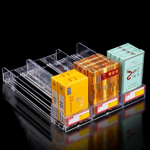 自动推烟器烟架子自动弹出推拉