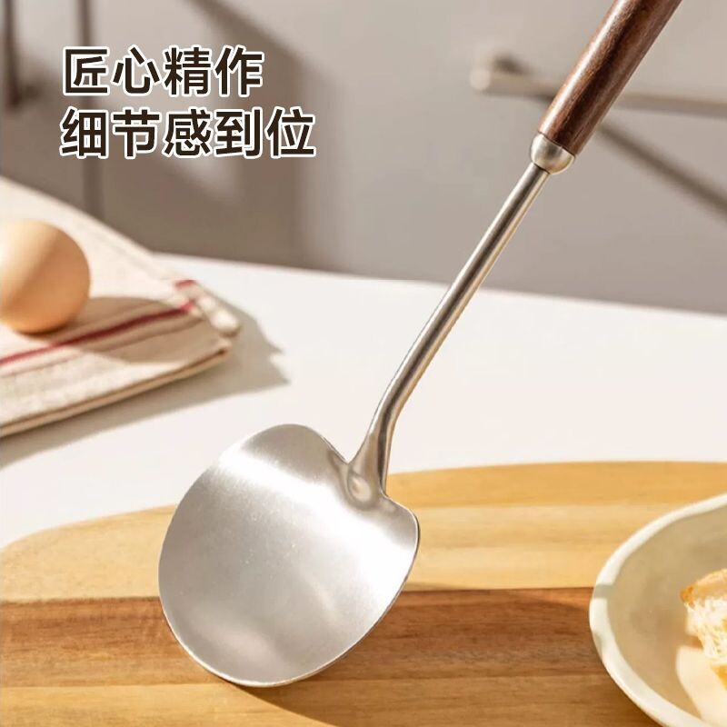 不锈钢铲子炒菜家用加厚蘑菇铲炒勺锅铲勺子家用厨具铲子多规格