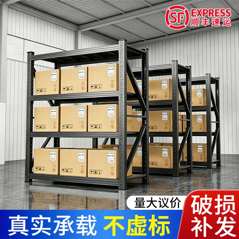 仓库仓储货架置物架家用展示架置物架超市多层重型货物铁架