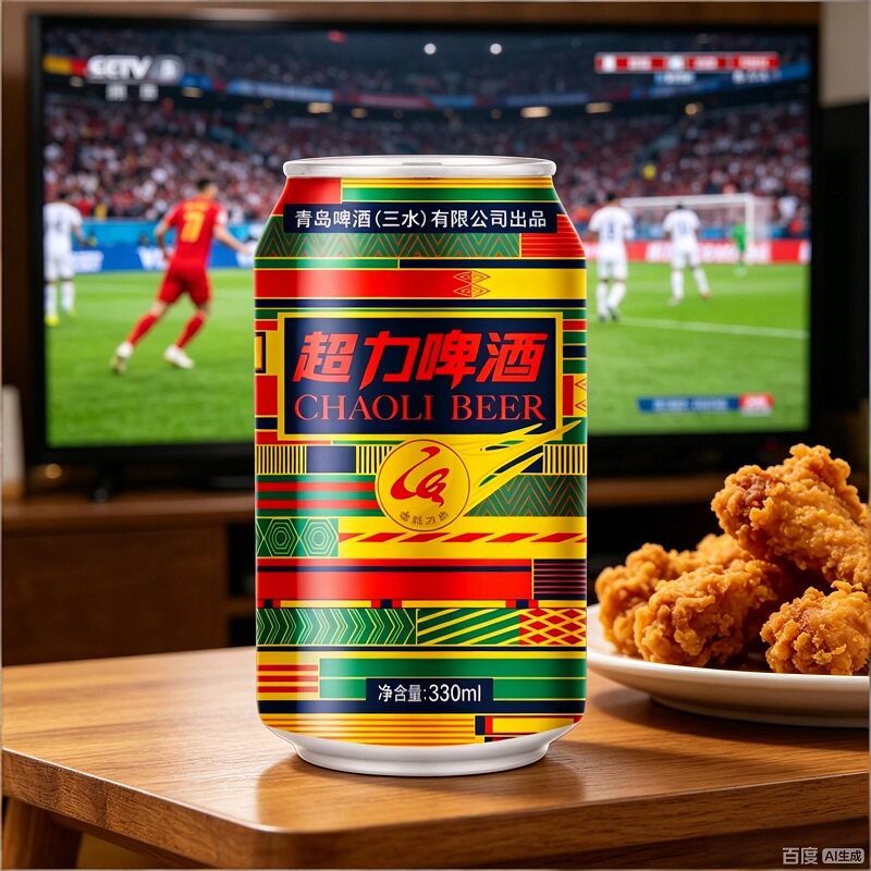 青岛超力啤酒330ml*24罐经典醇厚麦香整箱送礼欢聚罐装