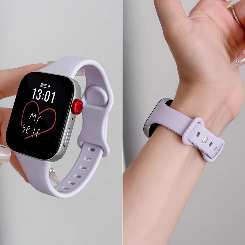 适用于华为手表fit4表带硅胶小蛮腰Watch Fit3男女新款透气替换手表带智能运动时尚FIT4腕带ins风高级感配件
