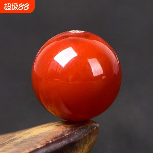 7A天然川料满肉南红玛瑙散珠子diy水晶手工饰品串珠圆珠配件材料