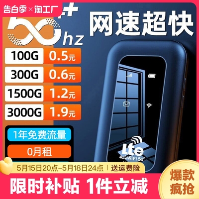 2024新款随身wifi5G送3000G使用