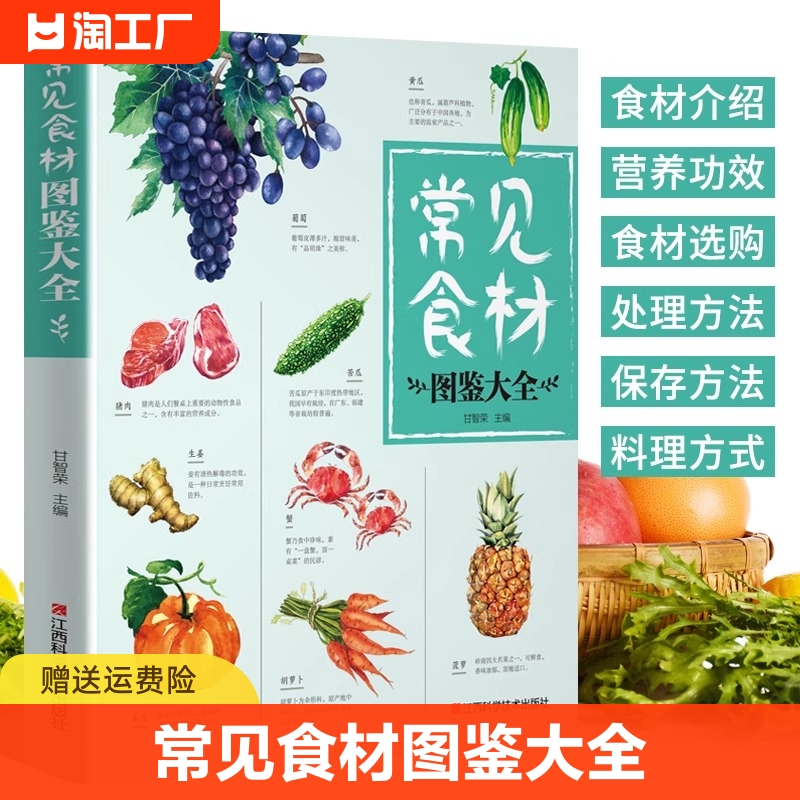 常见食材图鉴大全蔬菜水果