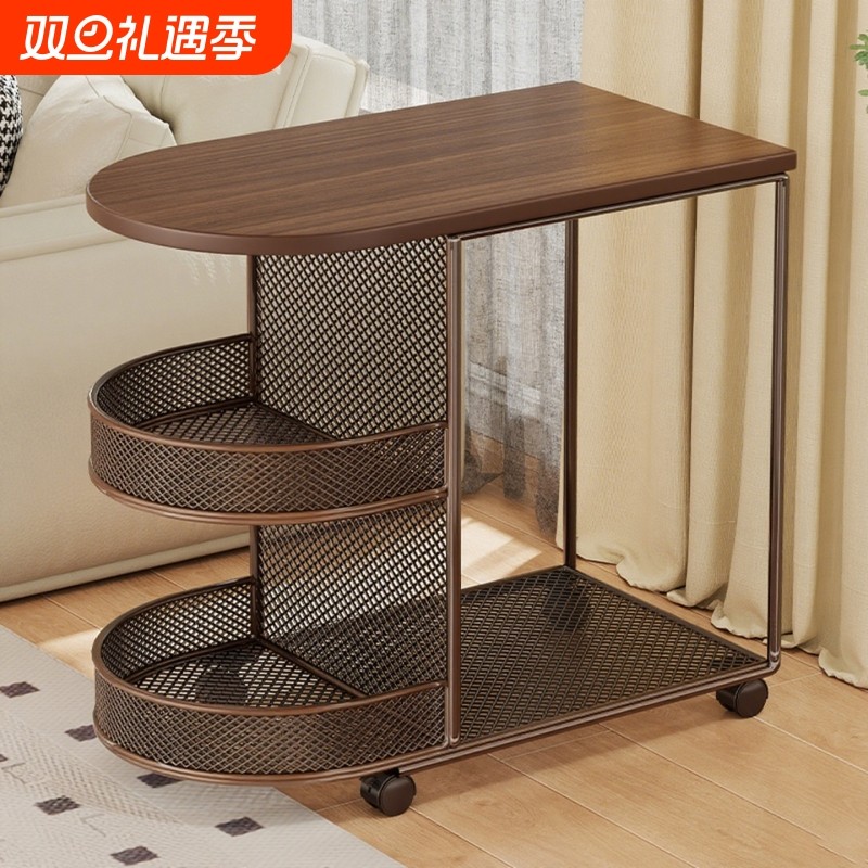 沙发边几可移动侧边柜客厅茶几置物架家用大容量多层开放式收纳架