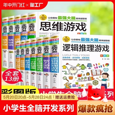 小学生全脑开发系列套13册强