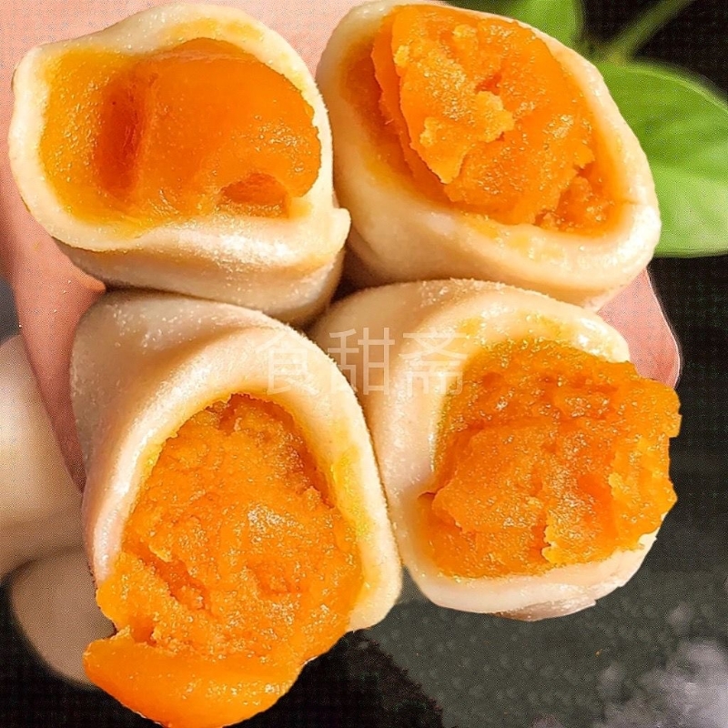 上行斋条头糕咸蛋黄奶黄味豆沙纯手工制作零食小吃上海特产糕点