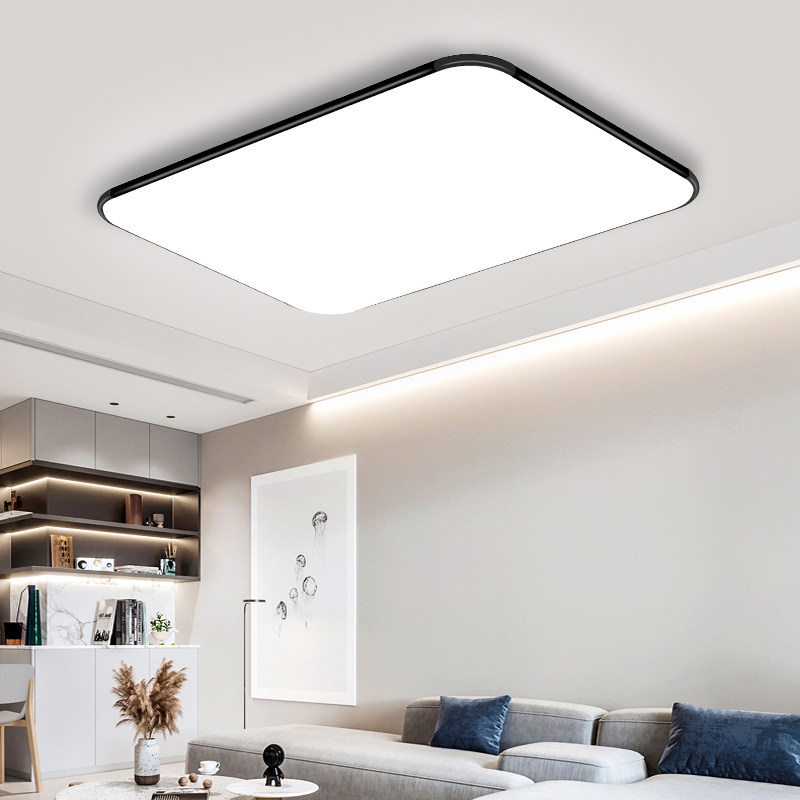 超薄led吸顶灯大气长方形客厅灯现代简约卧室灯新款大厅灯具智能