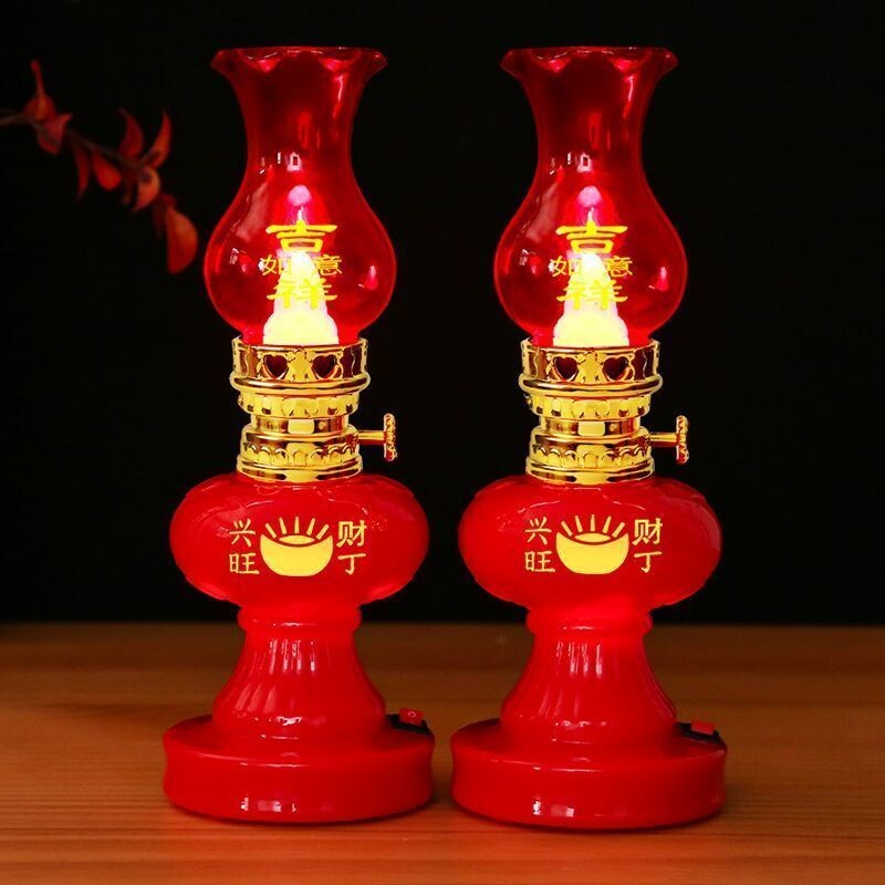 乔迁之喜搬家装饰新居电子蜡烛无烟进宅结婚灯长明灯入伙电池添丁