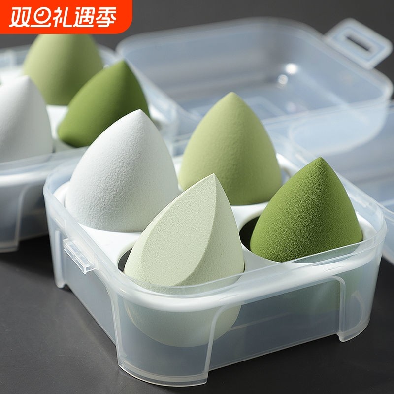 厂家直销鸡蛋壳美妆蛋不吃粉超软盒装粉扑干湿两用彩妆海绵化妆蛋