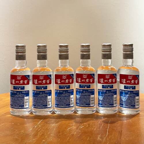 泸州老窖42度100mL*6瓶二曲酒
