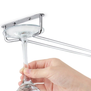 红酒杯架子现代家用悬挂挂式红酒架酒柜倒挂防尘高脚杯倒挂架