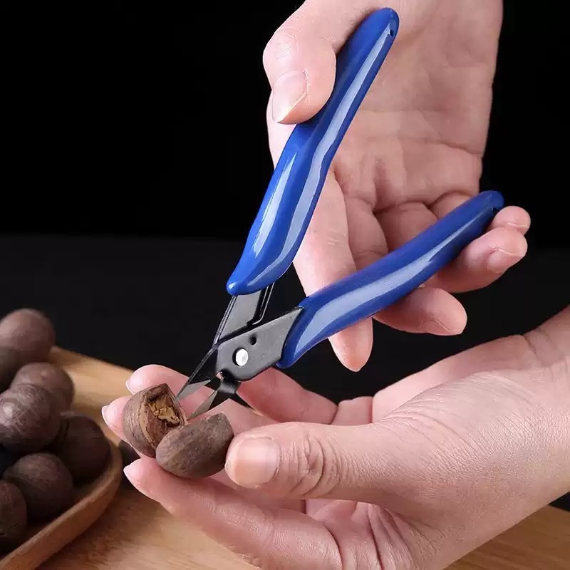山核桃开壳器家用碧根果开口钳子剥香榧野生东北小核桃专用剪刀夹