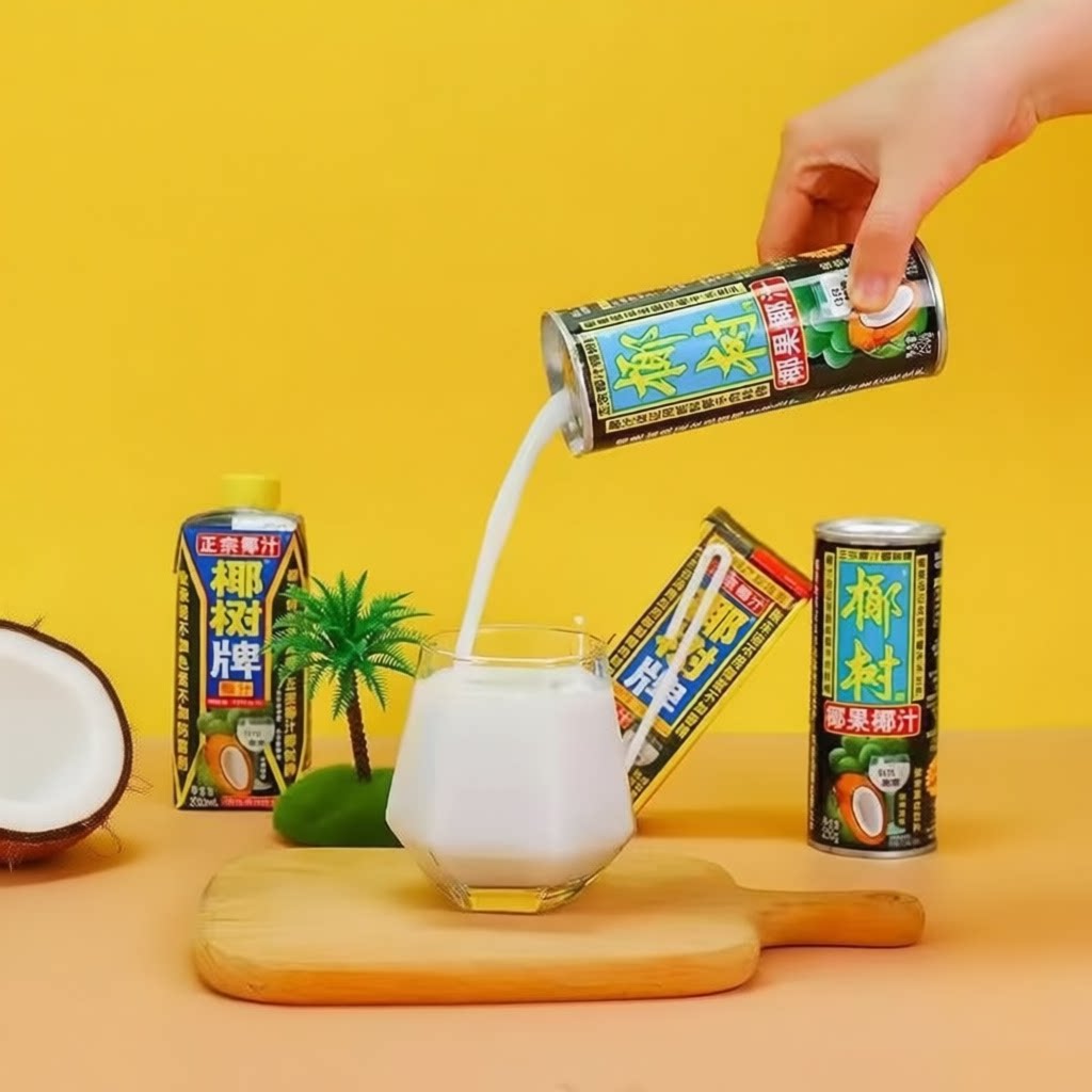 椰汁245ML高植物蛋白饮品图片