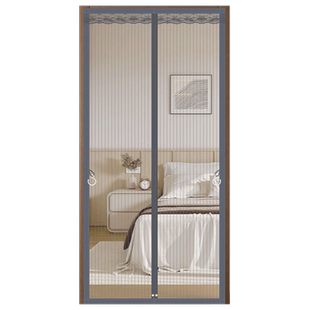 防蚊门帘2026新款高档隔断帘夏天磁性纱窗门魔术贴金刚网家用纱门