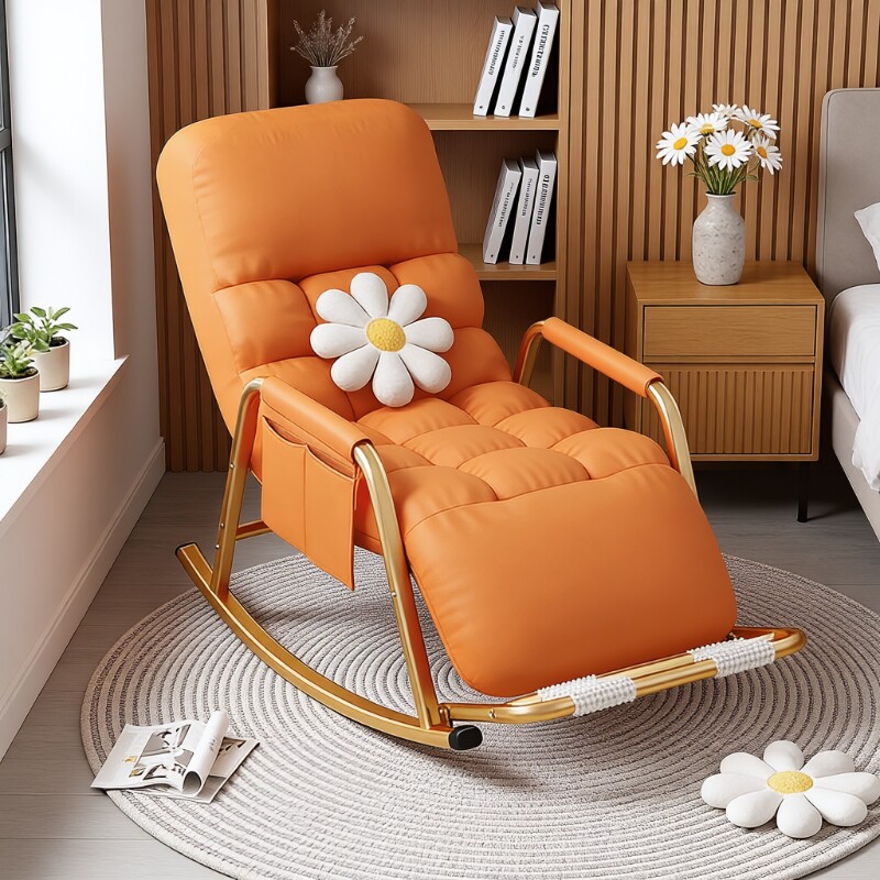 摇摇椅躺椅阳台家用休闲椅单人懒人沙发成人可躺沙发椅客厅多功能