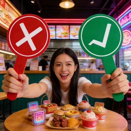 双面对错牌打分牌手举牌桃黑黑应援棒举牌道具打分神器手持答案牌