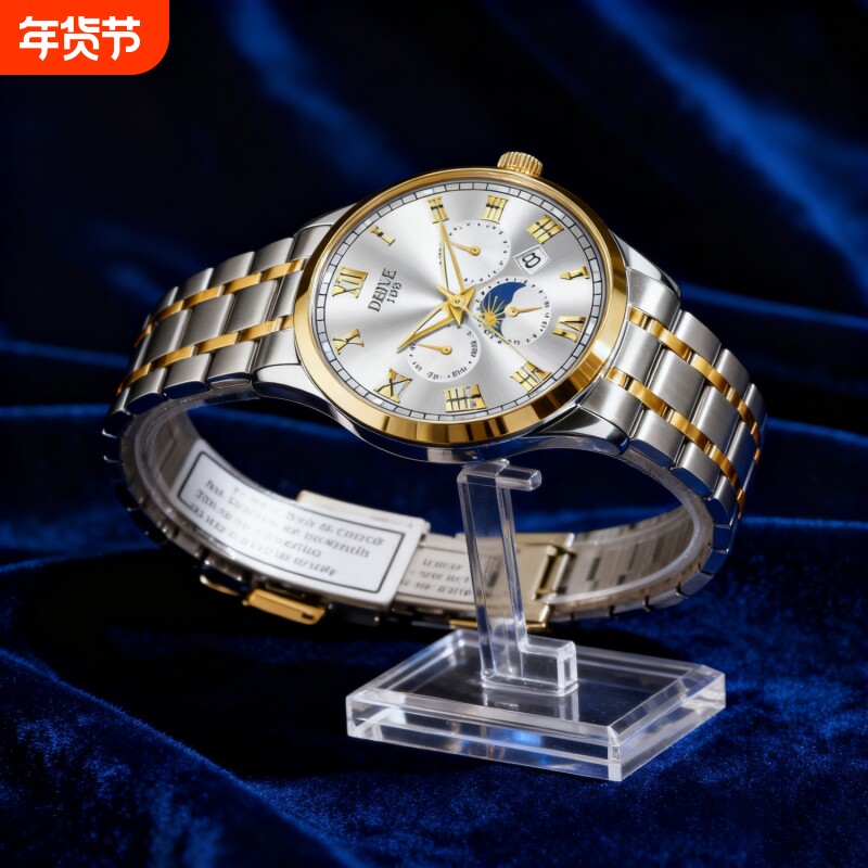 名牌男士手表正品官方旗舰瑞士非机械手表男款2024新款防水石英表