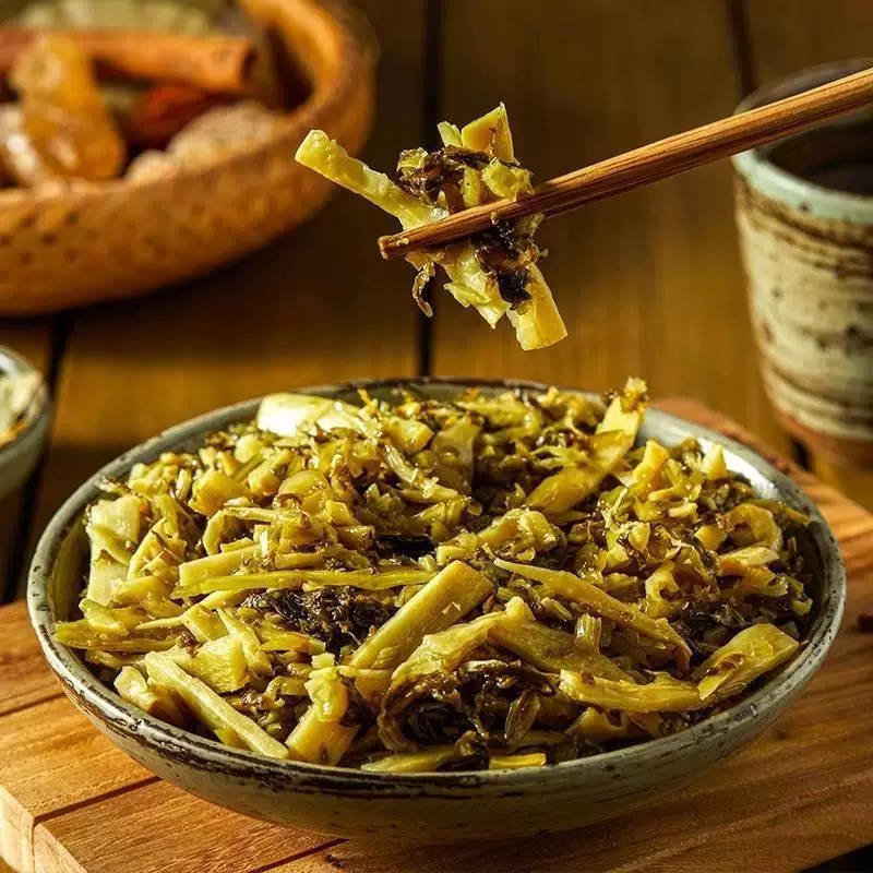 广雅雪菜雷笋江南脆笋丝真空包装雪里红酸菜下饭菜开袋即食竹笋