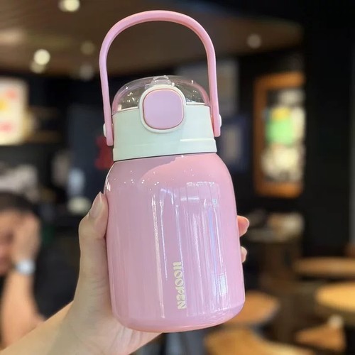 可爱塑料水杯带吸管儿童学生便携