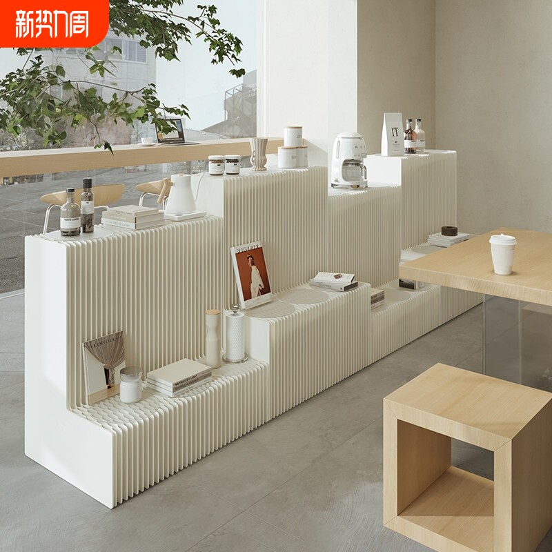 陈列展示架展会实体店直播产品中岛摆放置物陈列柜四阶展架