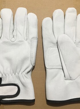 批发劳保手套头层绵羊皮黄色耐磨防滑全皮防烫隔热工程作业焊工园