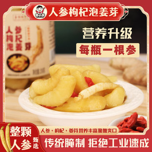 人参枸杞泡姜芽无添加剂嫩姜芽下饭菜腌咸菜泡酸菜仔姜片新鲜腌制