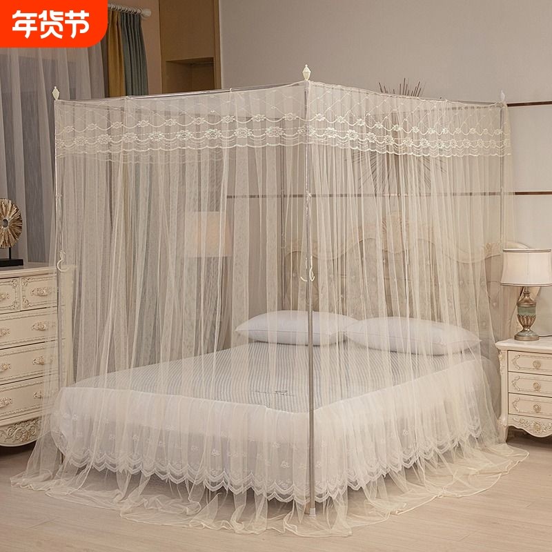 家用蚊帐宫廷2米卧室1.8双人床1.5米支架1.2单人宿舍公主风