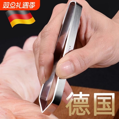 不锈钢猪毛夹子拔毛器家用加厚